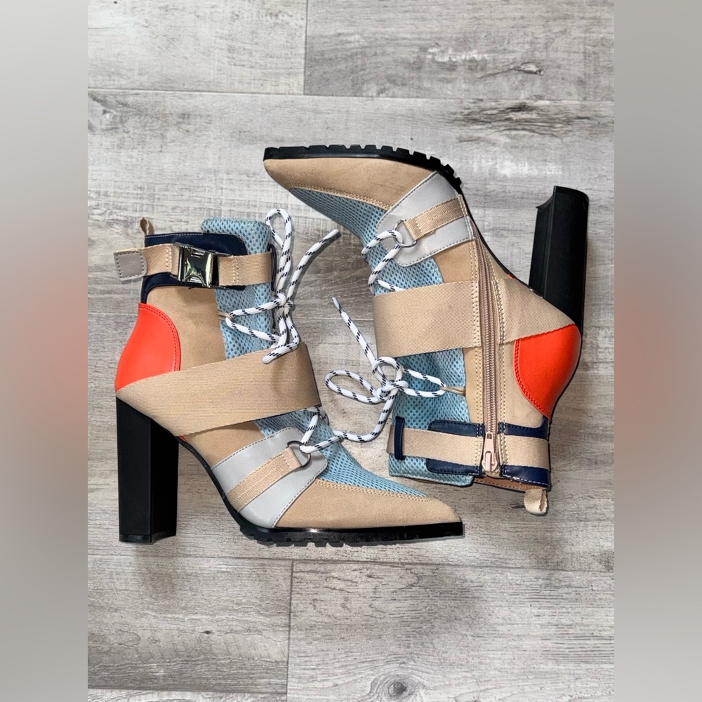 Steve Madden Woman’s Illusion Mesh Booties